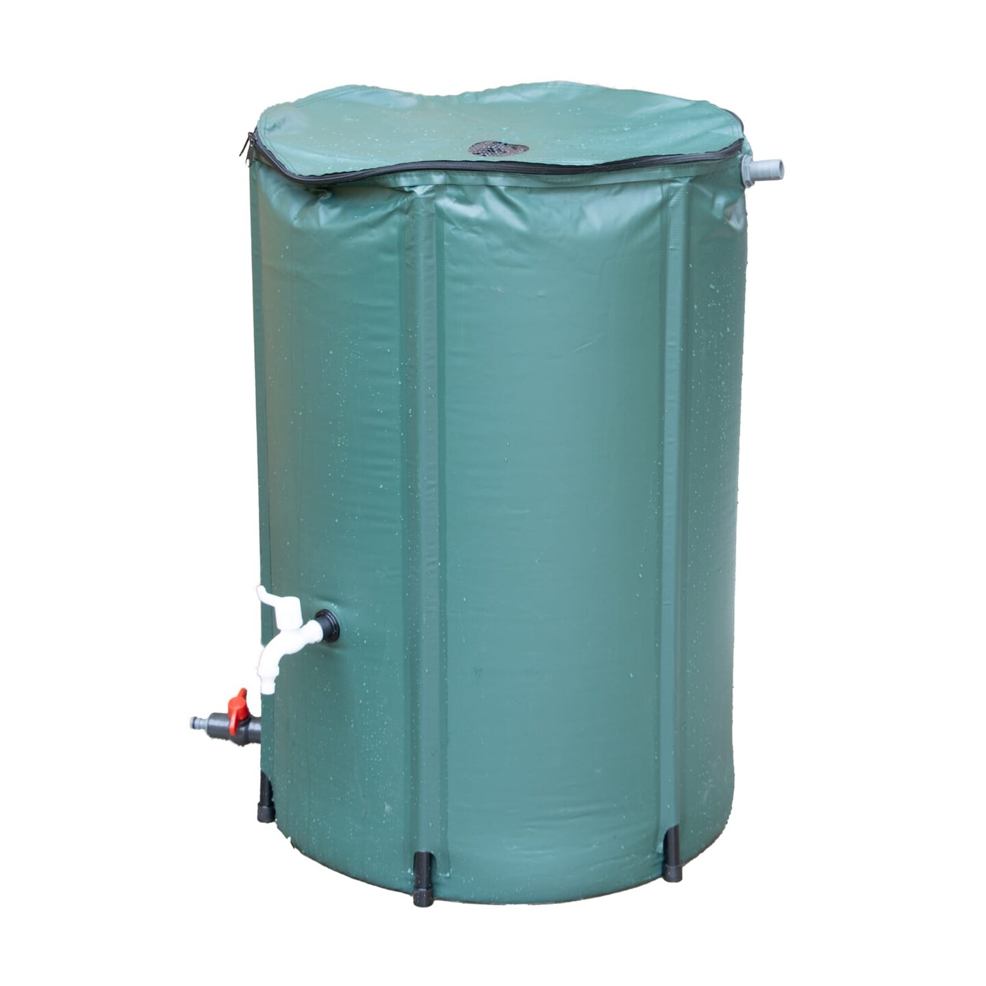 Lehman's Collapsible Rain Barrel, Durable Water Storage for Garden Irrigation, Space-Saving and Easy to Use, 66 Gallon Capacity