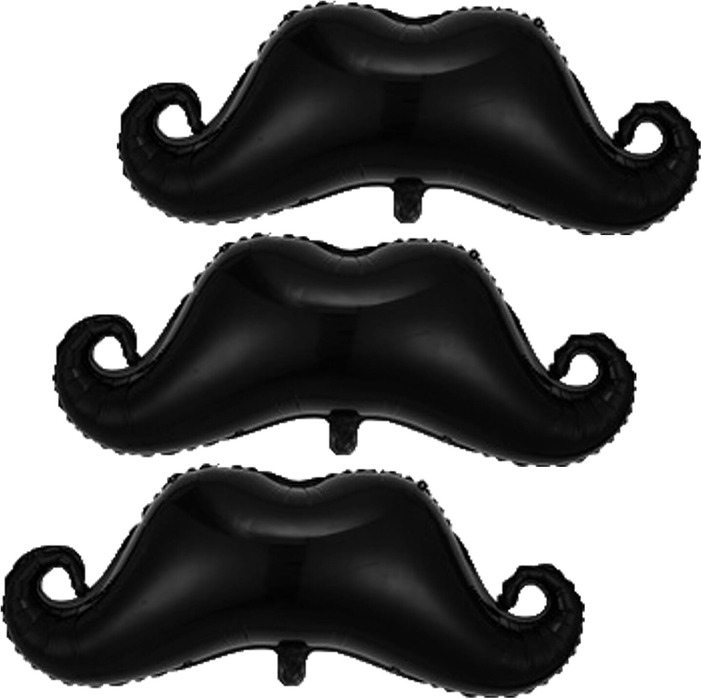 Beard Balloons Father&#x27;s Day Balloons Big Black Beard Foil Balloons for Father&#x27;s Day Party Decorations Father&#x27;s DayThemed Party Father&#x27;s Day Birthday Party Father&#x27;s Day Decor Supplies 3pcs