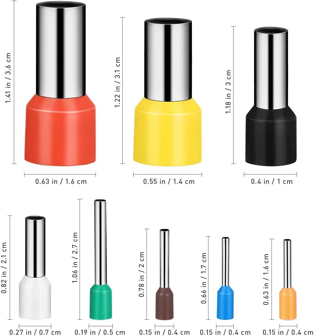 Polymer Clay Cutters Stainless Steel Round Punch Tools 40 Pieces