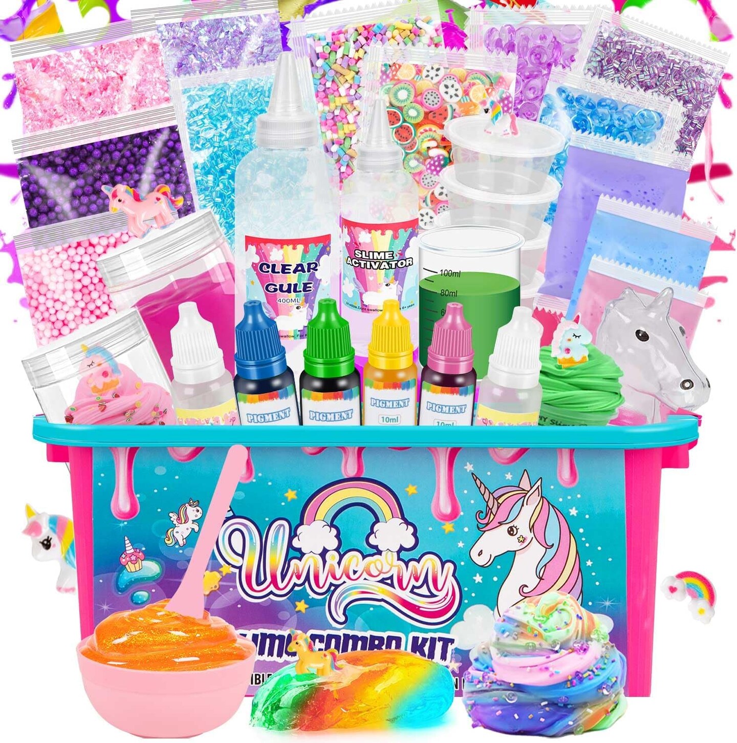 Unicorn Slime Kit for Kids