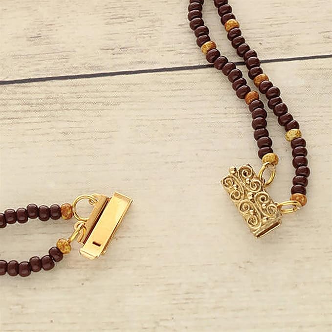 The Beadsmith Push Pull Slide Clasp &#x2013; Elegant Elements &#x2013; Strand Designs &#x2013; Component to Finish or Connect Bracelets, Necklaces and DIY Handmade Jewelry