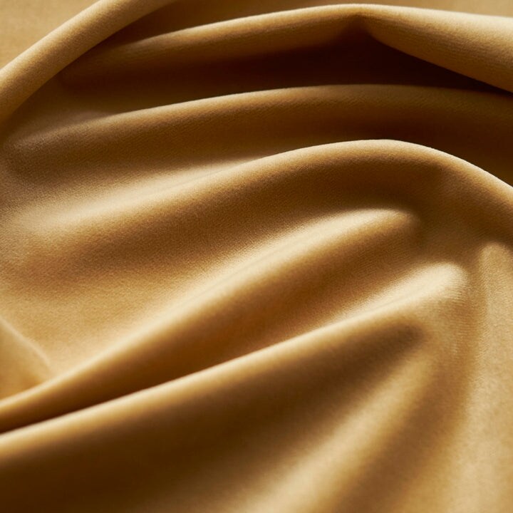 Giselle Velvet Upholstery Fabric 100% Polyester, 55" Wide, Flame Resistant & Durable