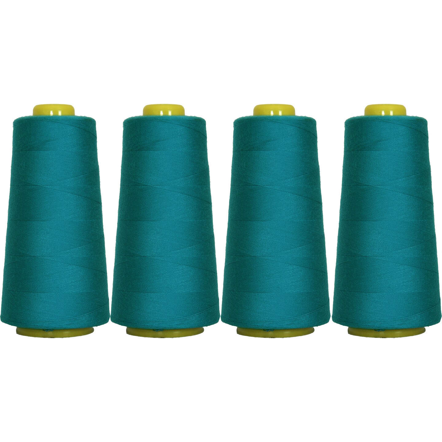 Threadart Polyester Serger Thread - 2750 yds 40/2 - 4 Cone Bundle Pack - 56 Colors Available -