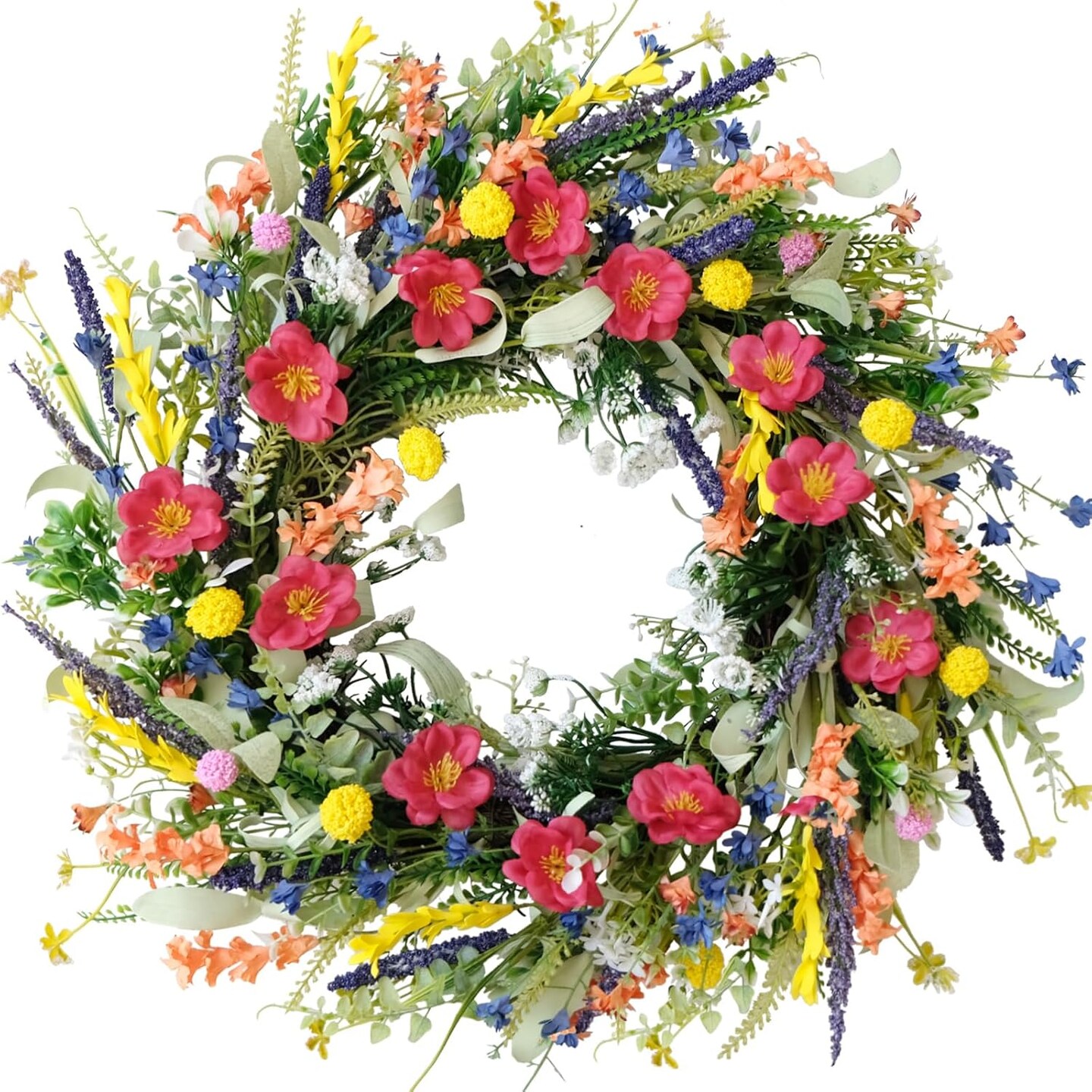 Wildflower Spring Wreath