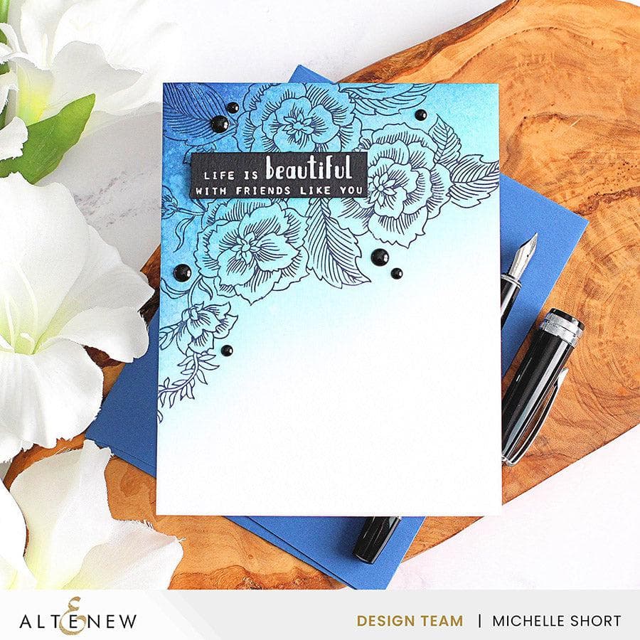 Floral Engravings Press Plate/Foil Plate