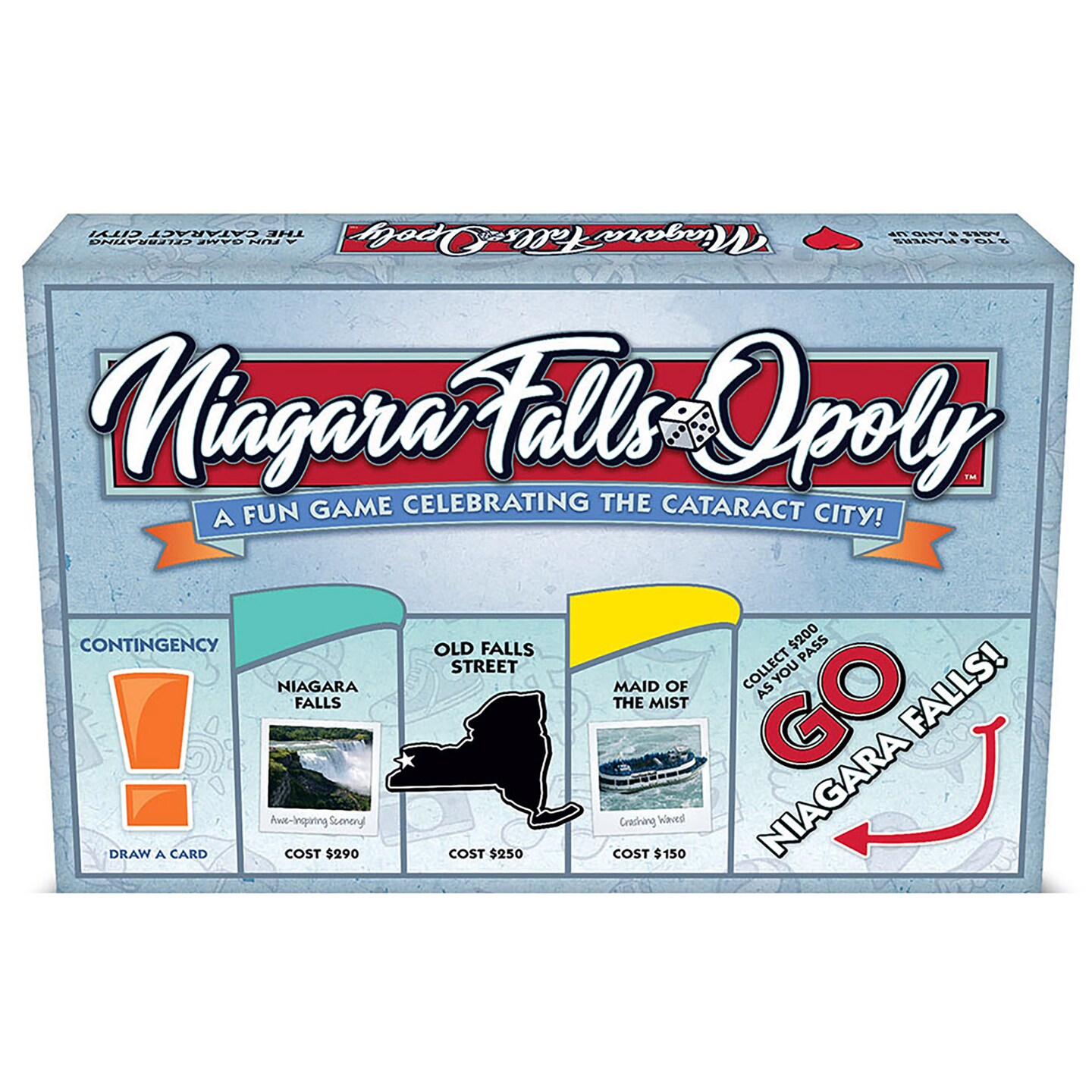 Late for the Sky: Niagara Falls-Opoly Monopoly Board Game