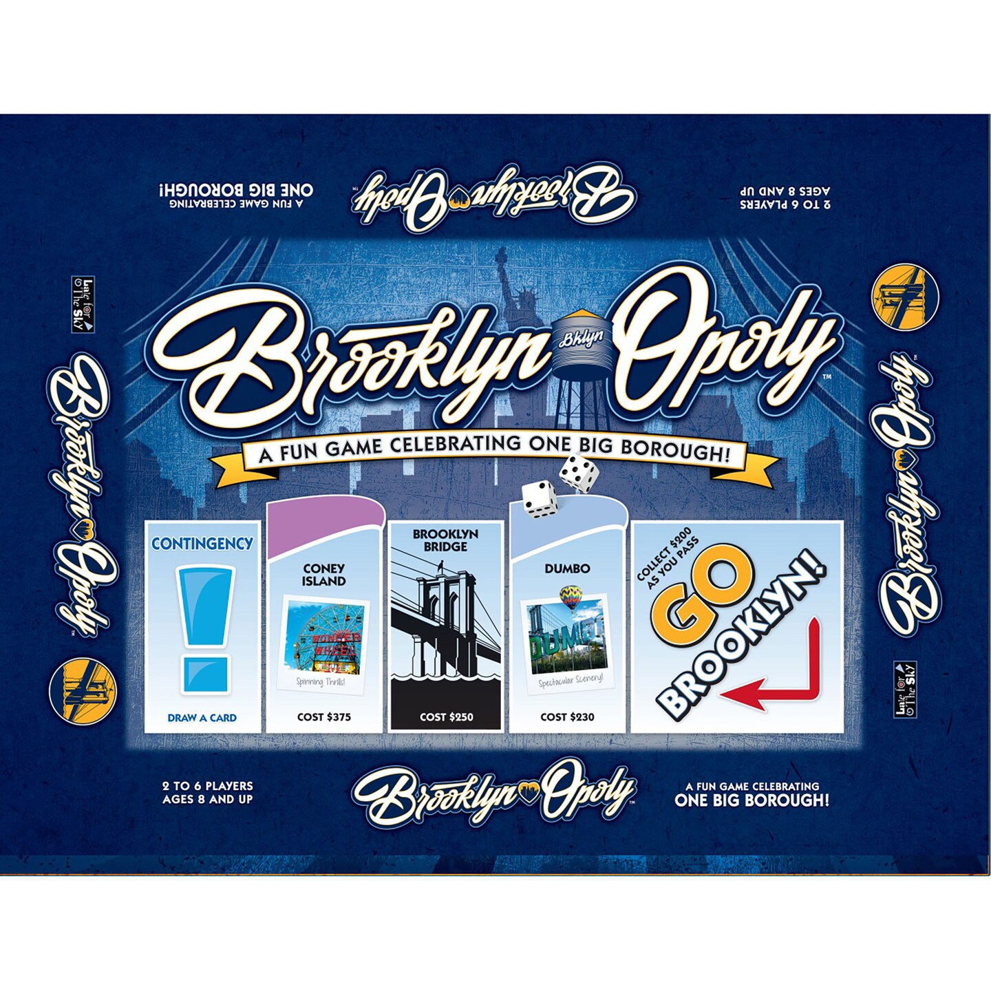 Late for the Sky: Brooklyn-Opoly Monopoly Board Game