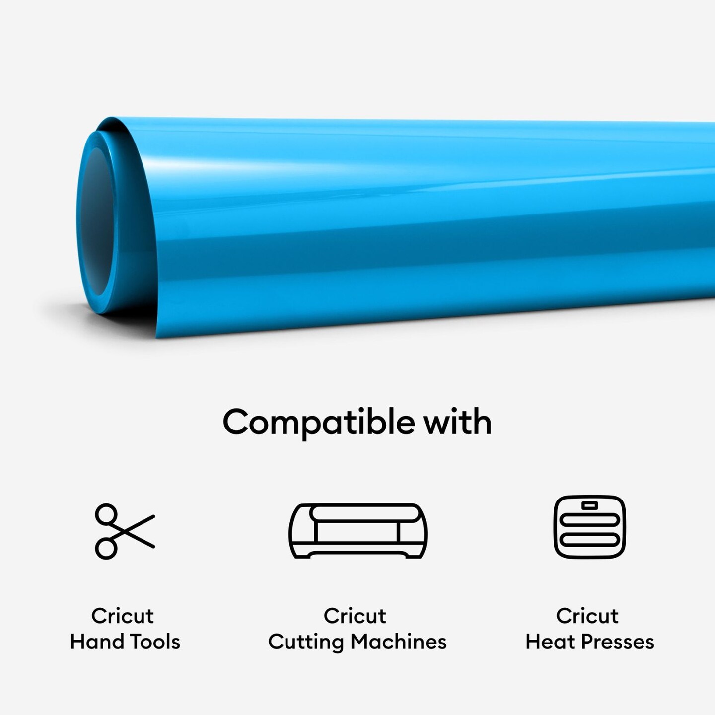Cricut Smart Iron on, Ocean Blue - 13 in x 3 ft  (1)
