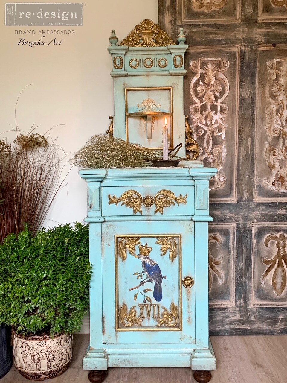 Redesign Decor Moulds® - Antique Scrolls - 8"x5", 8mm thickness Copyright #VA0002326270