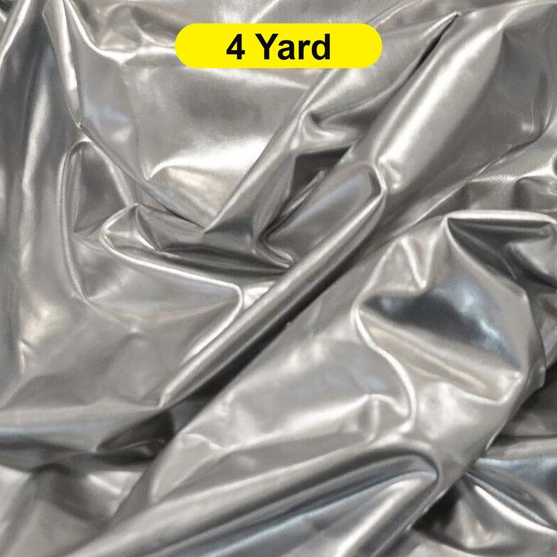 Wet Seal Stretch Vinyl Wet Look Shiny Stretchy Fabric 54&#x22; Wide
