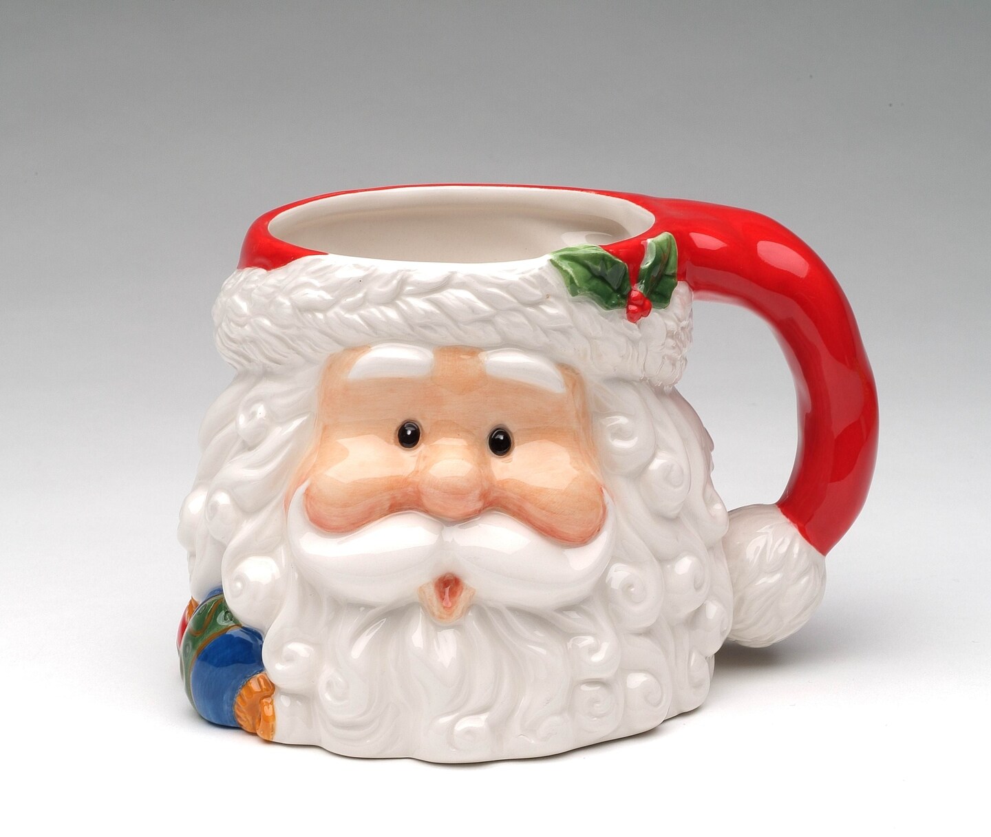 Ceramic Christmas Santa Claus Mug, Home D&#xE9;cor, Gift for Her, Gift for Mom, Kitchen D&#xE9;cor, Christmas D&#xE9;cor