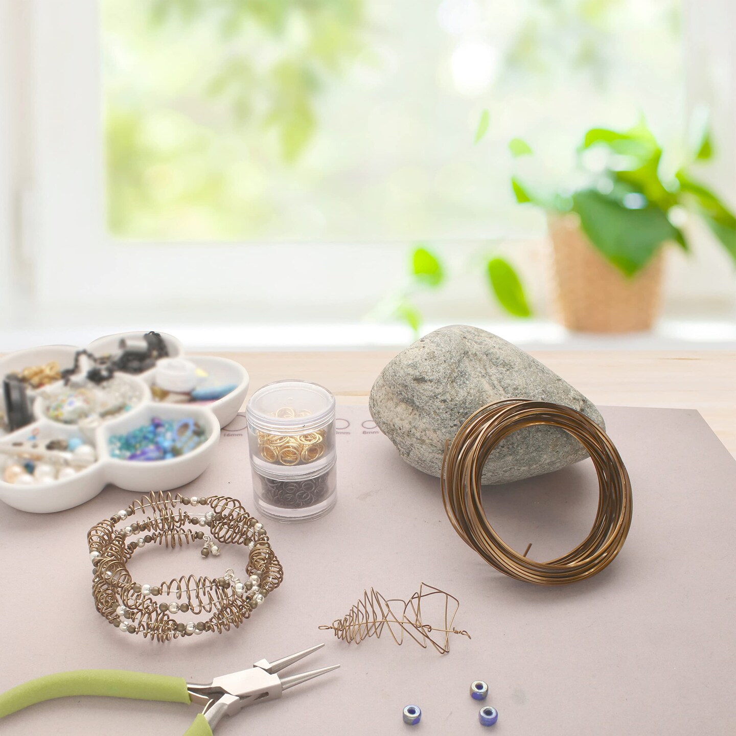 The Beadsmith Half-Round Craft Wire – Soft Temper Jewelry Wire