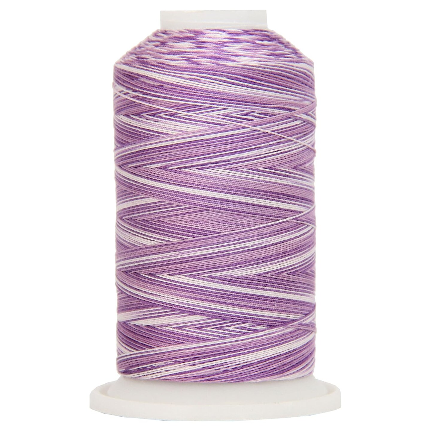 Threadart Multicolor 100% Cotton Thread | Variegated Colors for Quilting, Sewing, and Embroidery | 40/3wt - 600M (660 Yards) Cones | Long Staple Low Lint | 22 Colors