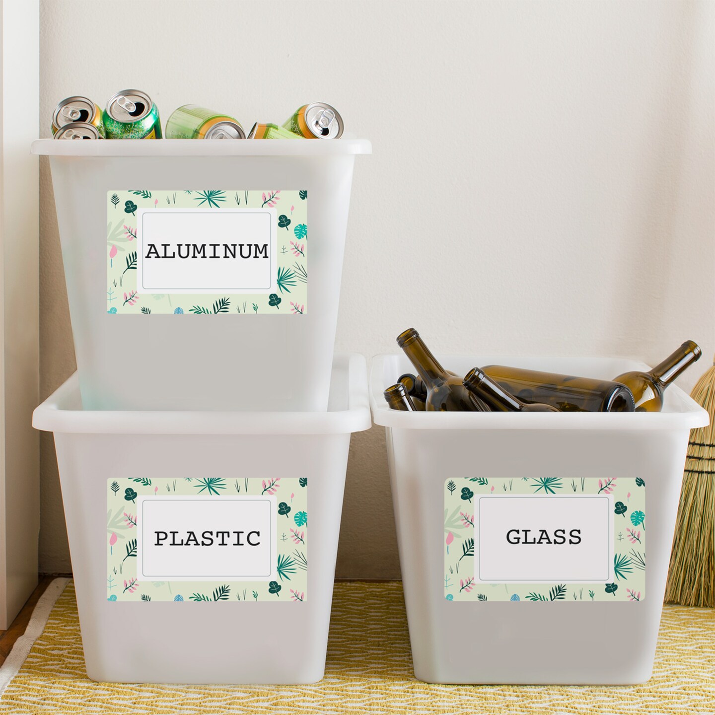 Avery Matte White Rectangle Labels, 8-1/2&#x22; x 11&#x22;