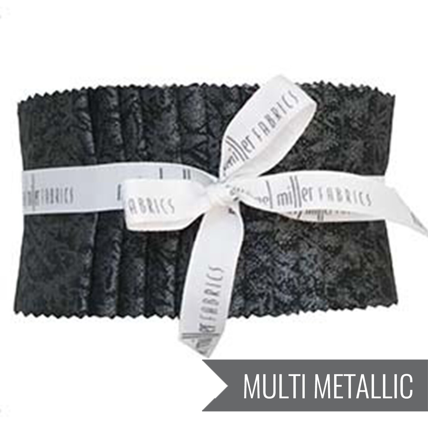 Fairy Frost 2.5" Strip Roll (Jelly Roll) in Onyx by Michael Miller for Michael Miller (ROLL0215)