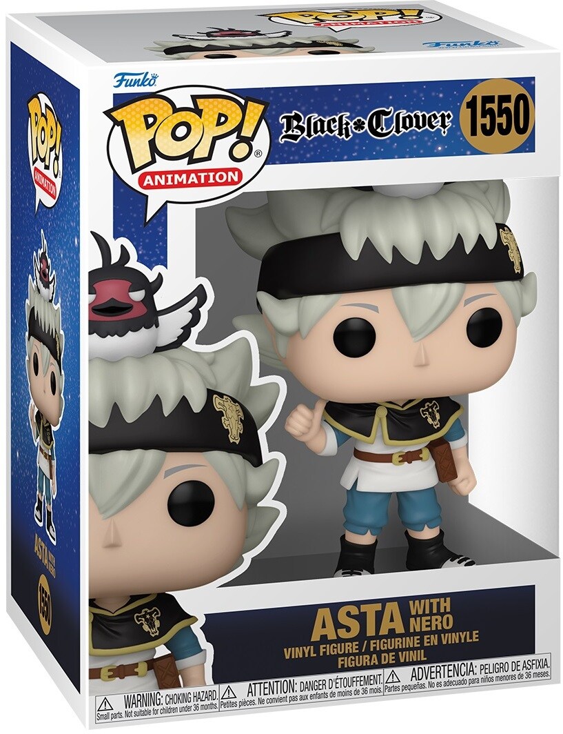 FUNKO POP! ANIME: Black Clover - Asta with Nero  [COLLECTABLES] Vinyl Figure