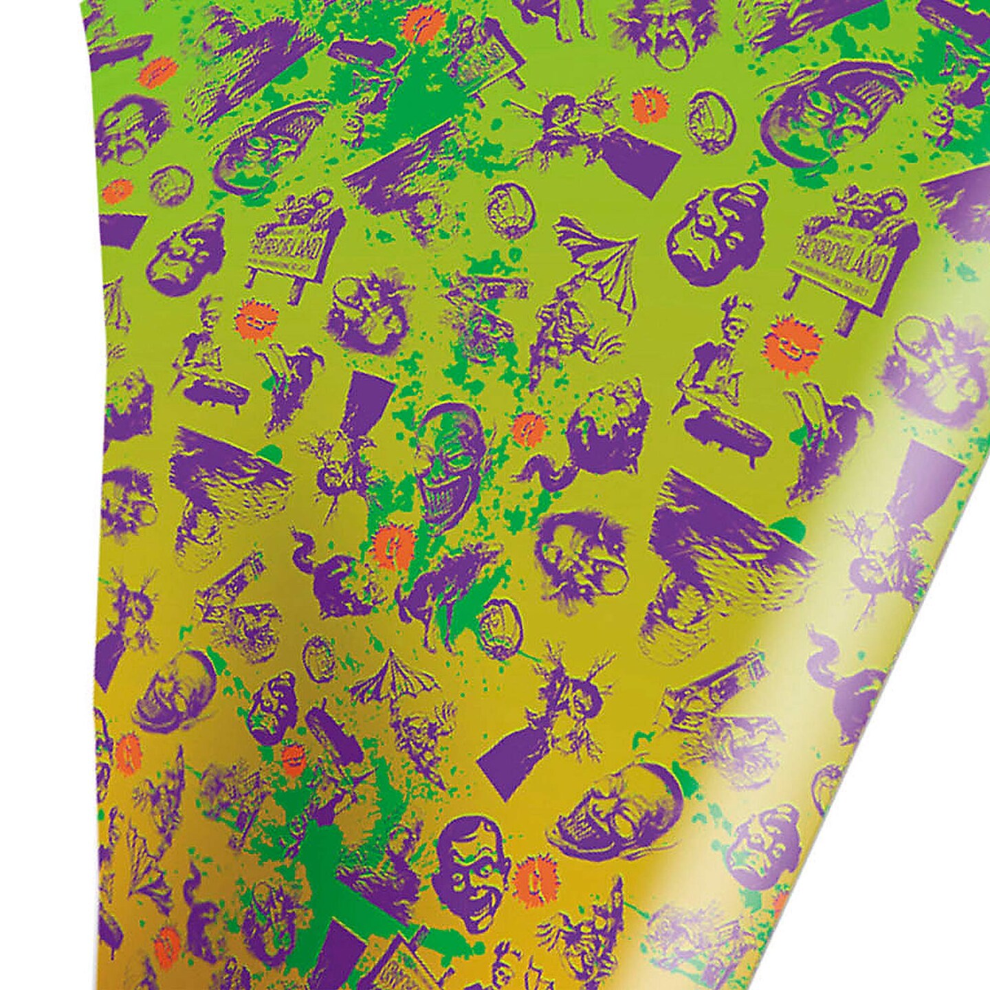 Wrapped in Terror Goosebumps Splatter Wrapping Paper 96" x 30"