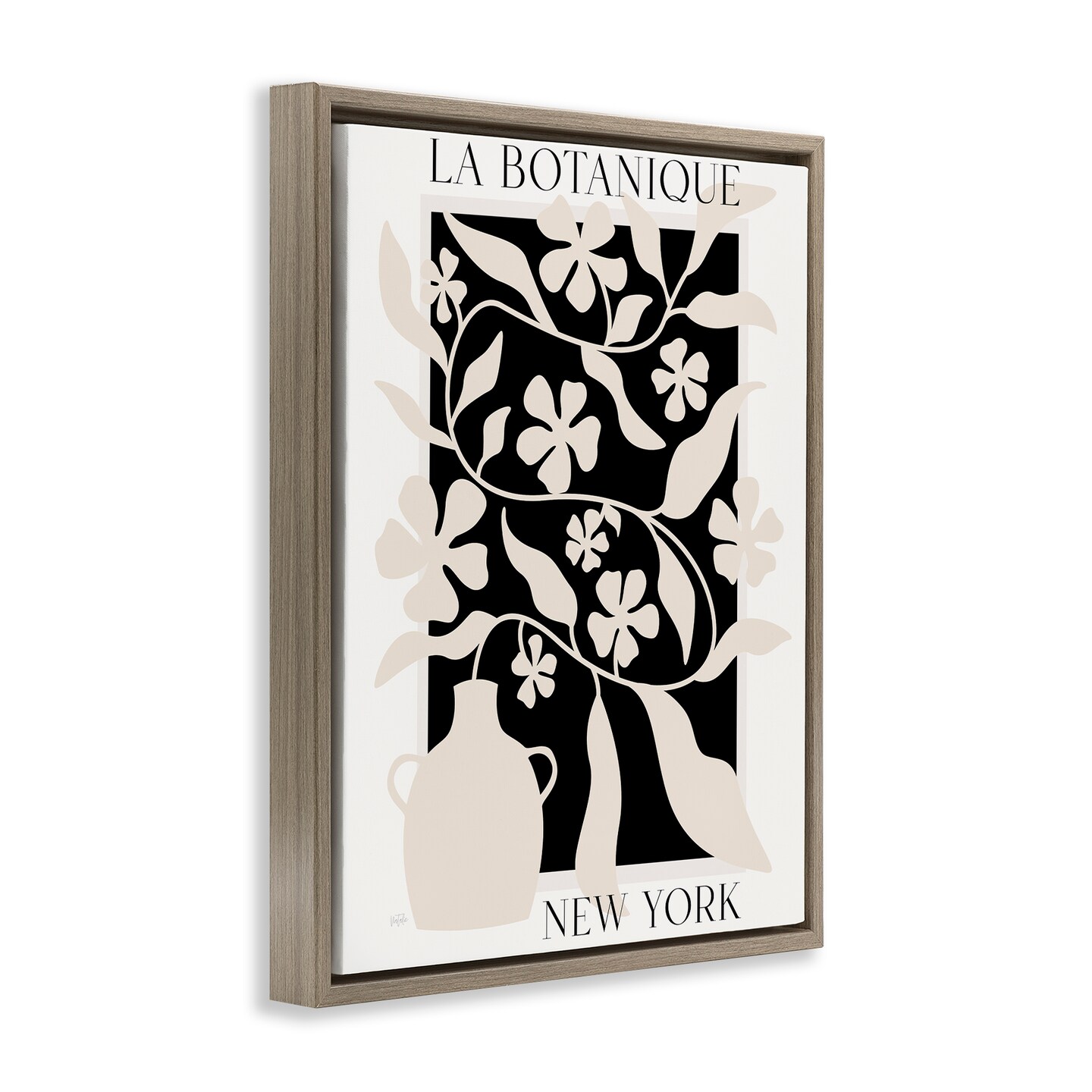 Stupell Industries La Botanique New York Floating Frame, design by Natalie Carpentieri