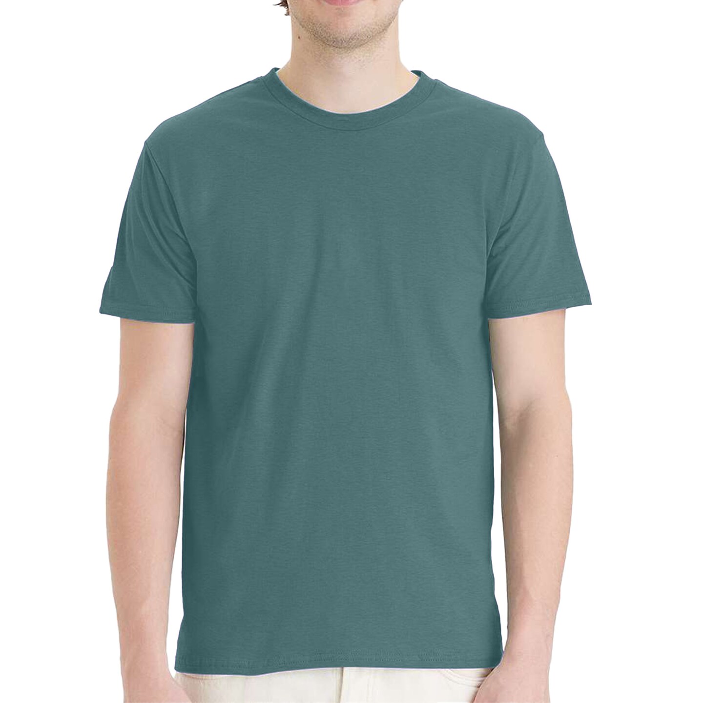 Hanes Perfect-T Blank T-Shirt, Crewneck Short Sleeve Basic Plain Tee