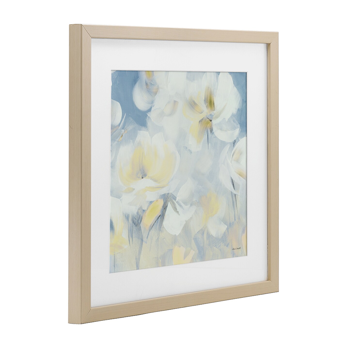 Stupell Industries Soft & Gentle Flower Field Framed Print Under Glass, design by Lanie Loreth