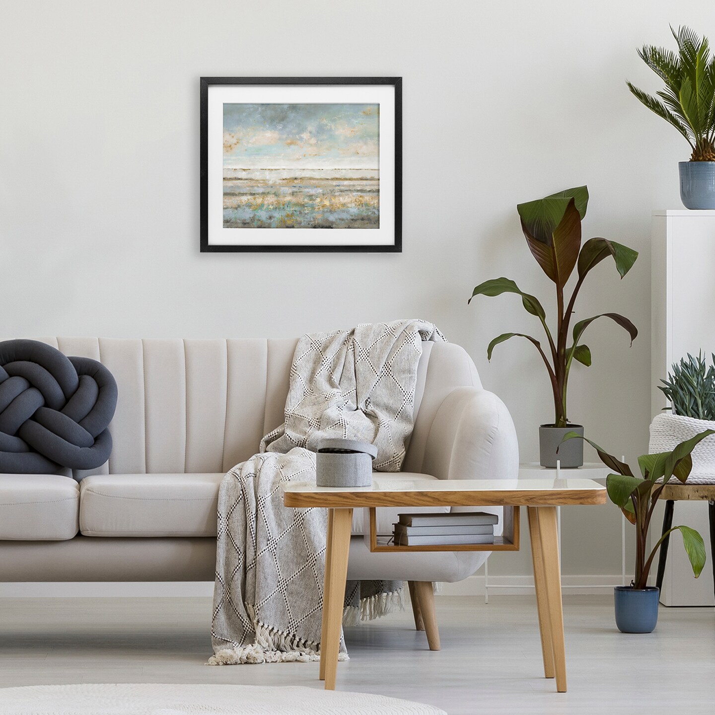 Stupell Industries Contemplative Mood Abstract Framed Print Under Glass, design by Lorenzo Collective