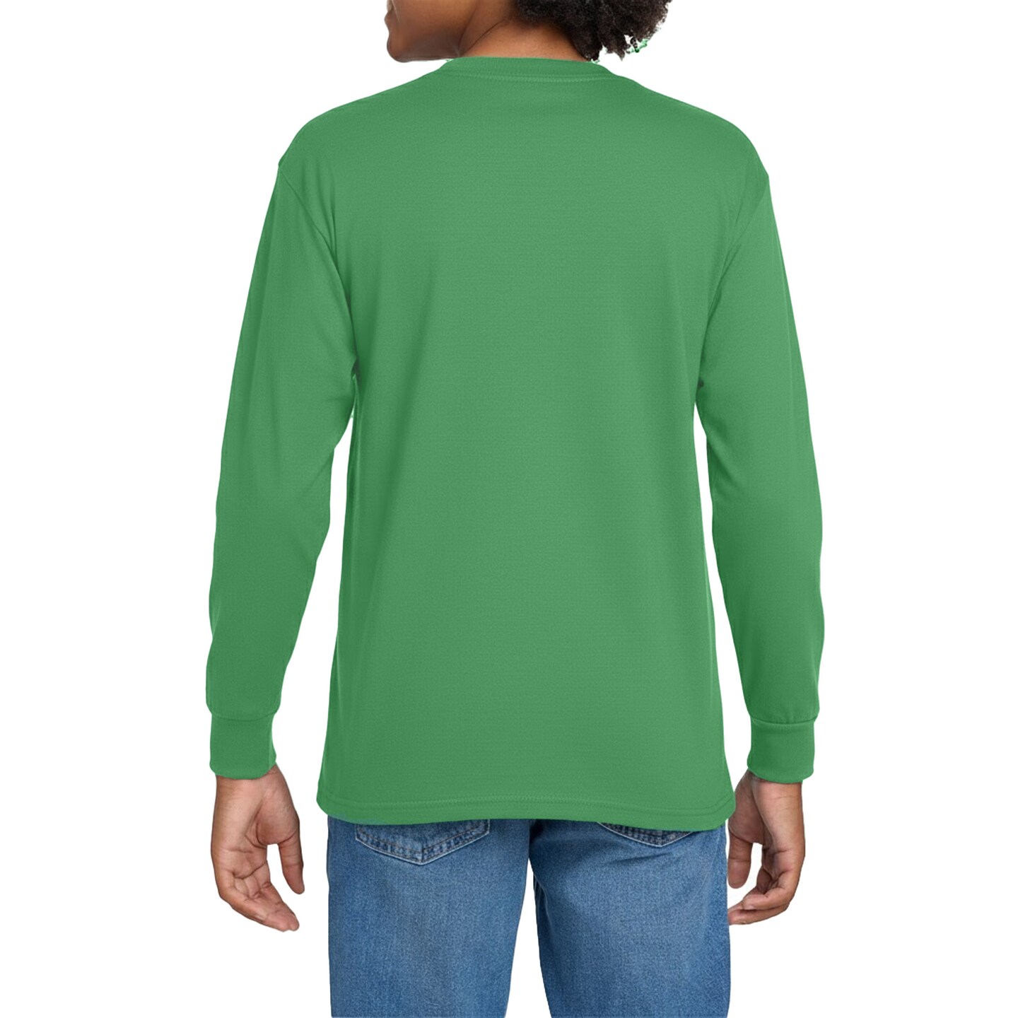 Gildan Youth Heavy Cotton Long Sleeve T-Shirt for DIY, Painting & Screen Printing