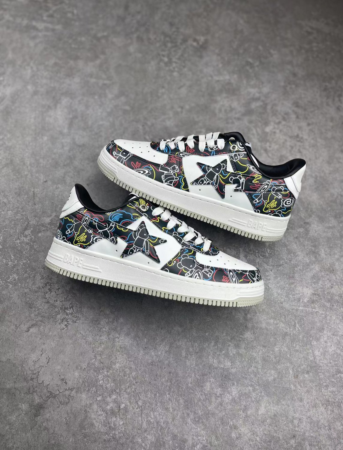A Bathing Ape Bape Sta Medicom Toy Bearbrick Camo Black