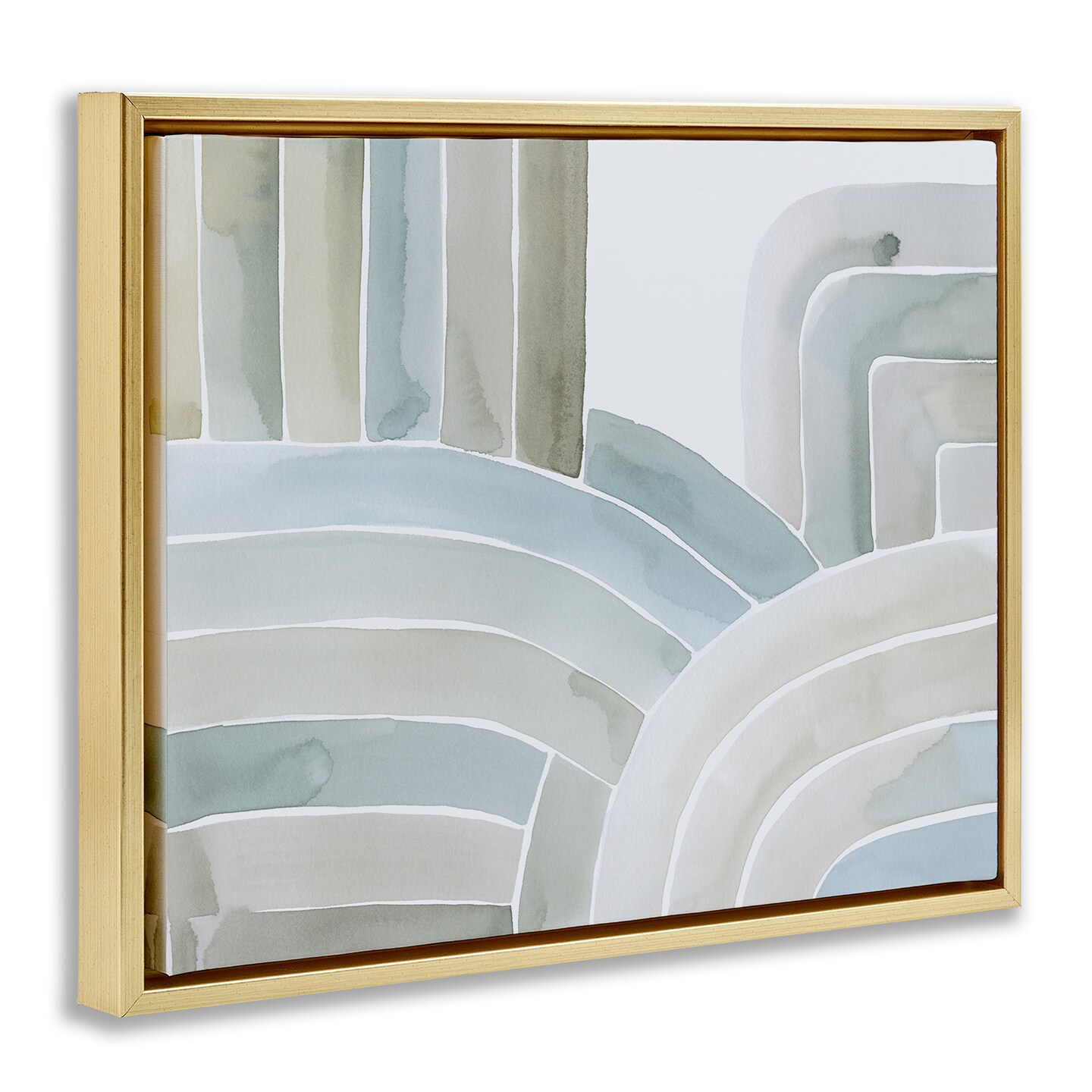 Stupell Industries Arched & Curved Lines Floating Frame By Grace Popp