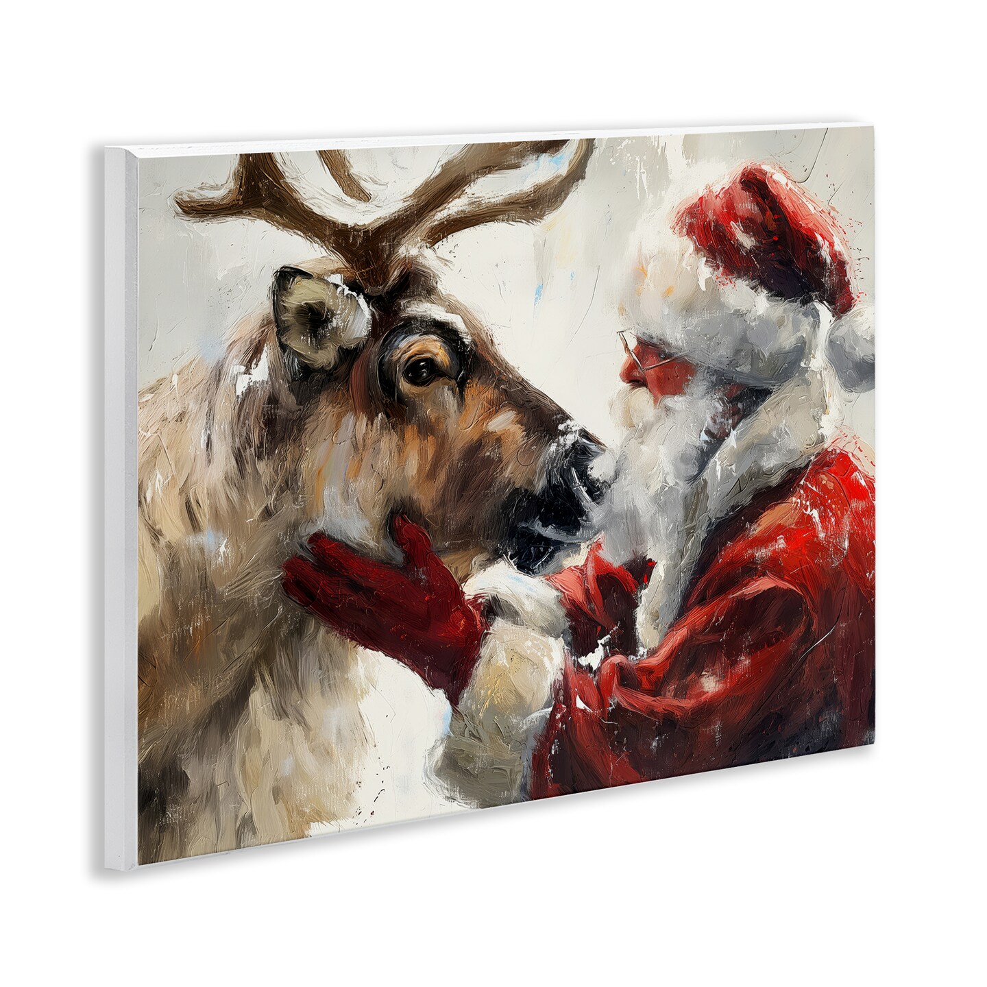 Stupell Industries Traditional Santa &#x26; Reindeer Wall Plaque Design by Arlington Prints