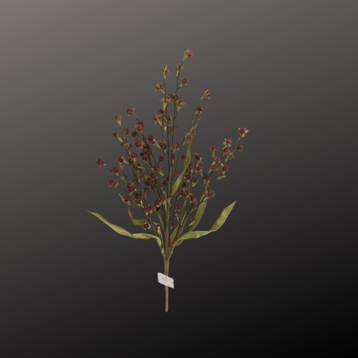 27" Red Fall Berry Spray Stem – Artificial Wood Berries for Autumn Arrangements-65121-RD