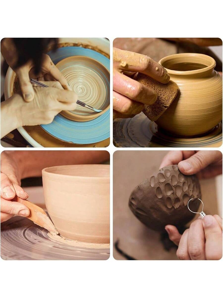 Clay Tools 23 PCS, Clay Sculpting Dry Clay Tools Pottery Tools Set