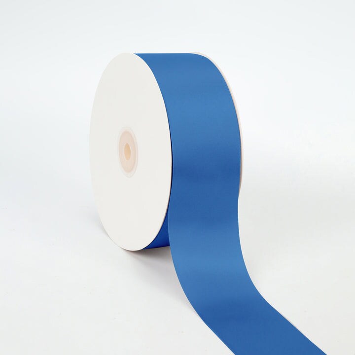 LaRibbons 3/8&#x22; - 2 1/4&#x22; Double Face Satin Ribbon | 50 Yard Roll - 100 Yard Roll
