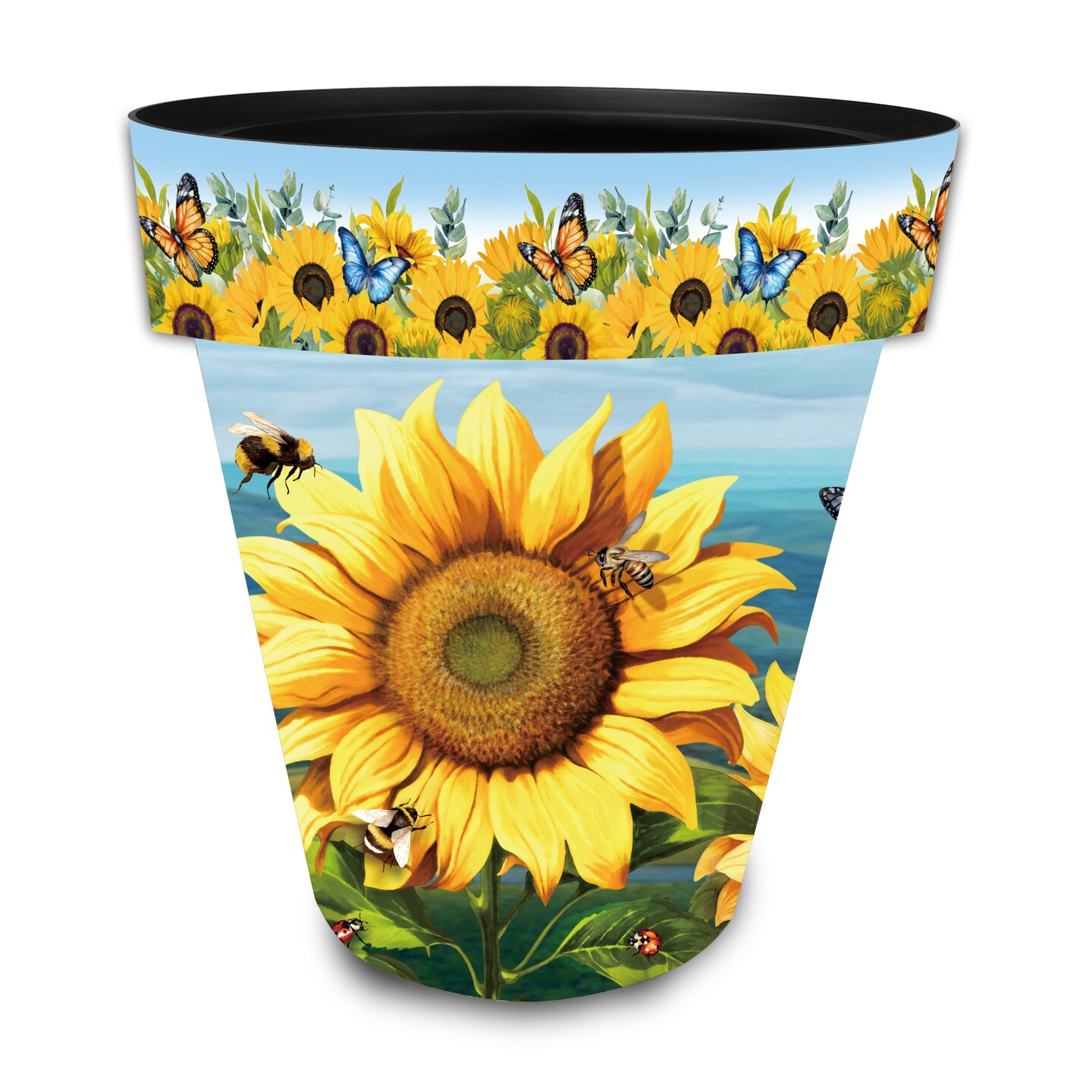 Sunflower Dance Large Planter, Model: DEBL-FL02458 | Michaels