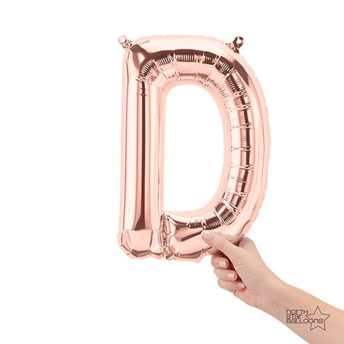 NorthStar Balloons&#xAE; 16 Inch Letter D Rose Gold Air Fill Only