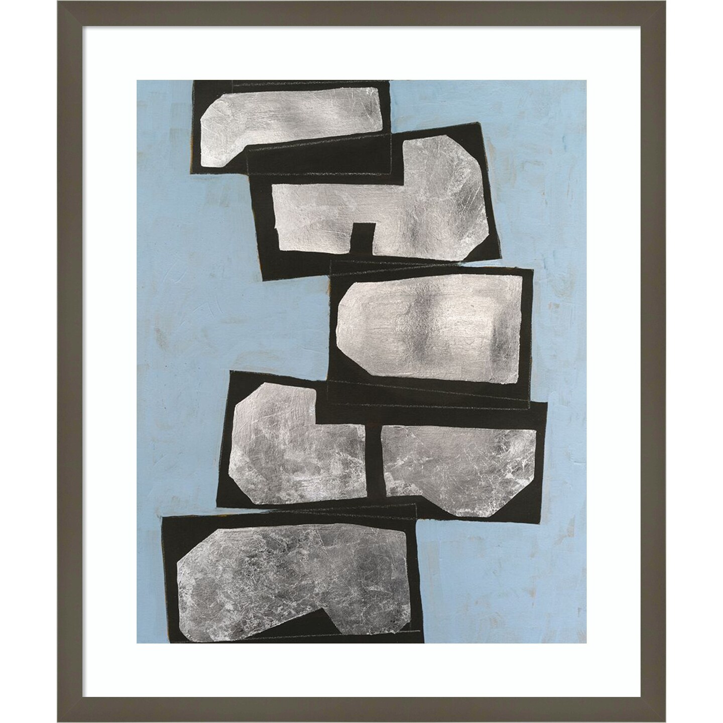Stacked Coffers IV by Michael Willett Wood Framed Wall Art Print
