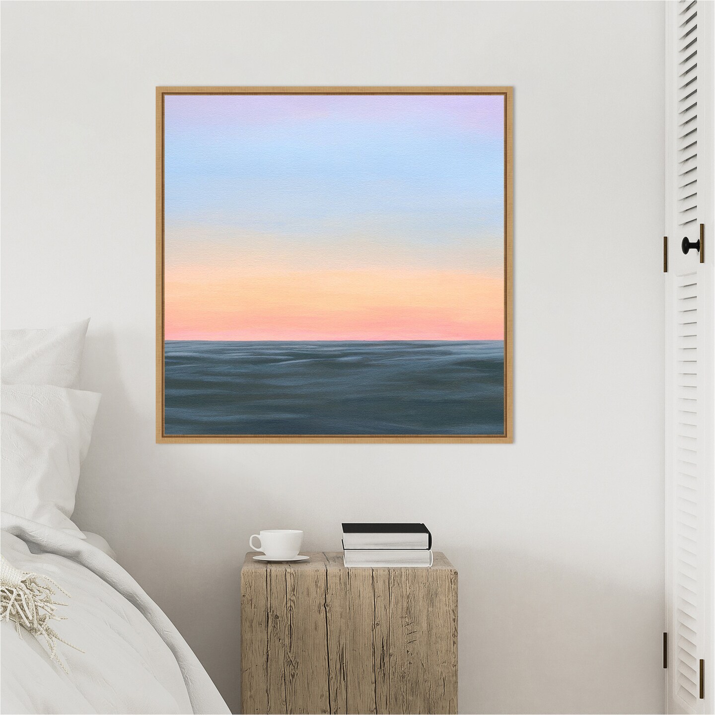 Sunrise Swim II by Grace Popp Framed Canvas Wall Art