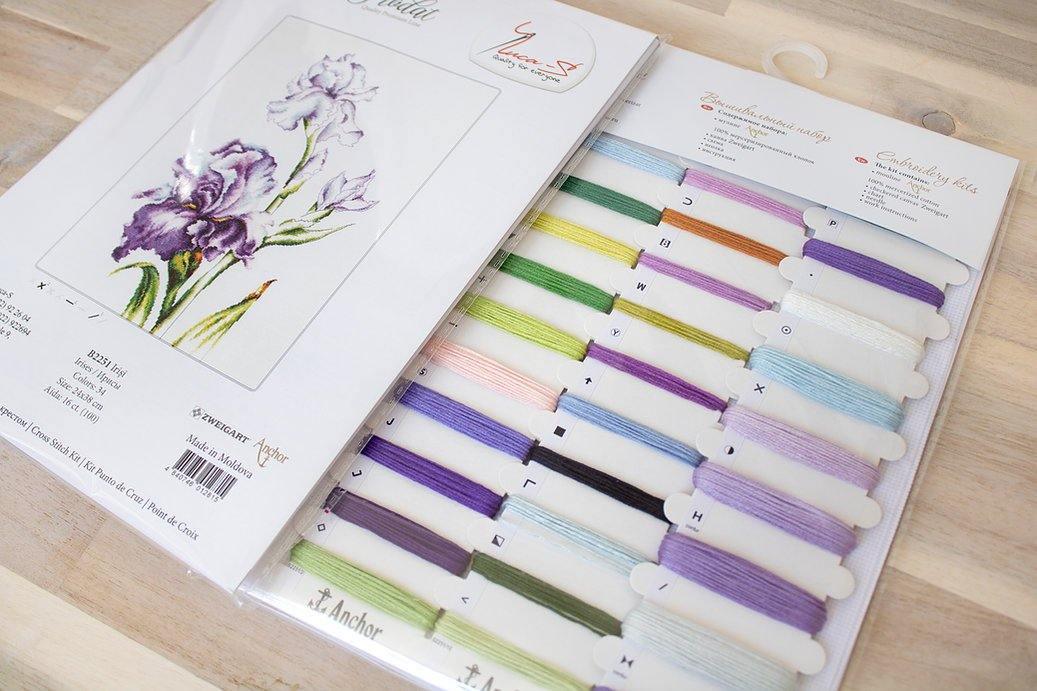 Irises B2251L Counted Cross-Stitch Kit