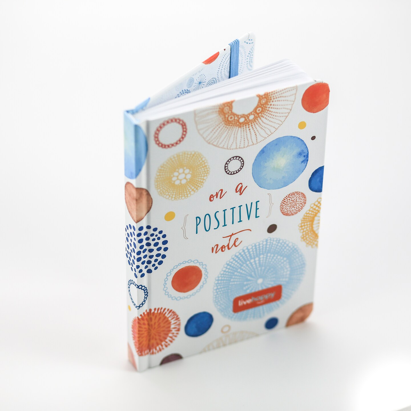 Corso Live Happy Notebook (Gratitude Journal, Daily Quote on Mindful Living, Business Notebook, Personal Diary)., LH-001