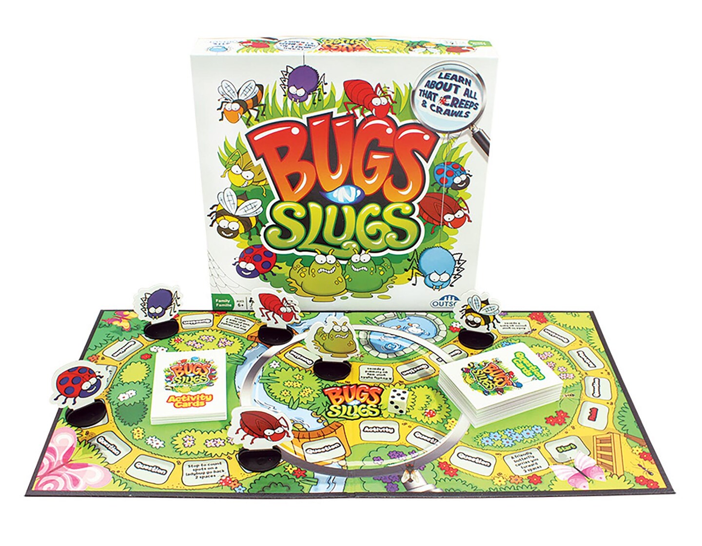 Outset Media Bugs \&#x27;N\&#x27; Slugs Board Game