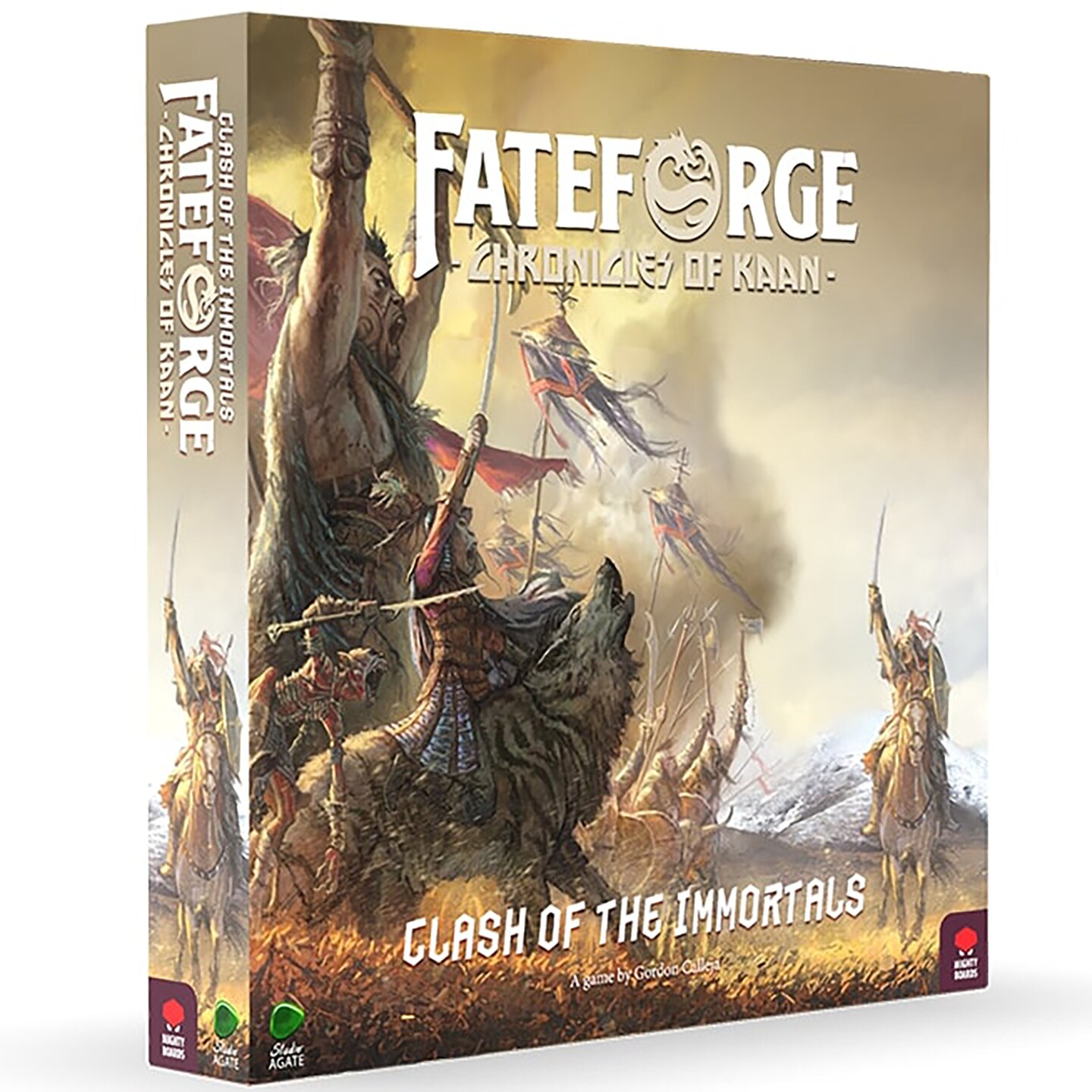 Mighty Boards: Fateforge Chronicles of Kaan: Clash of The Immortals Expansion - Strategy Board Game, App Co-Op Action Adventure, Ages 14+, 1-4 Players Mighty Boards: Fateforge Chronicles of Kaan: Clash of The Immortals Expansion - Strategy Board Game, App Co-Op Action Adventure, Ages 14+, 1-4 Players