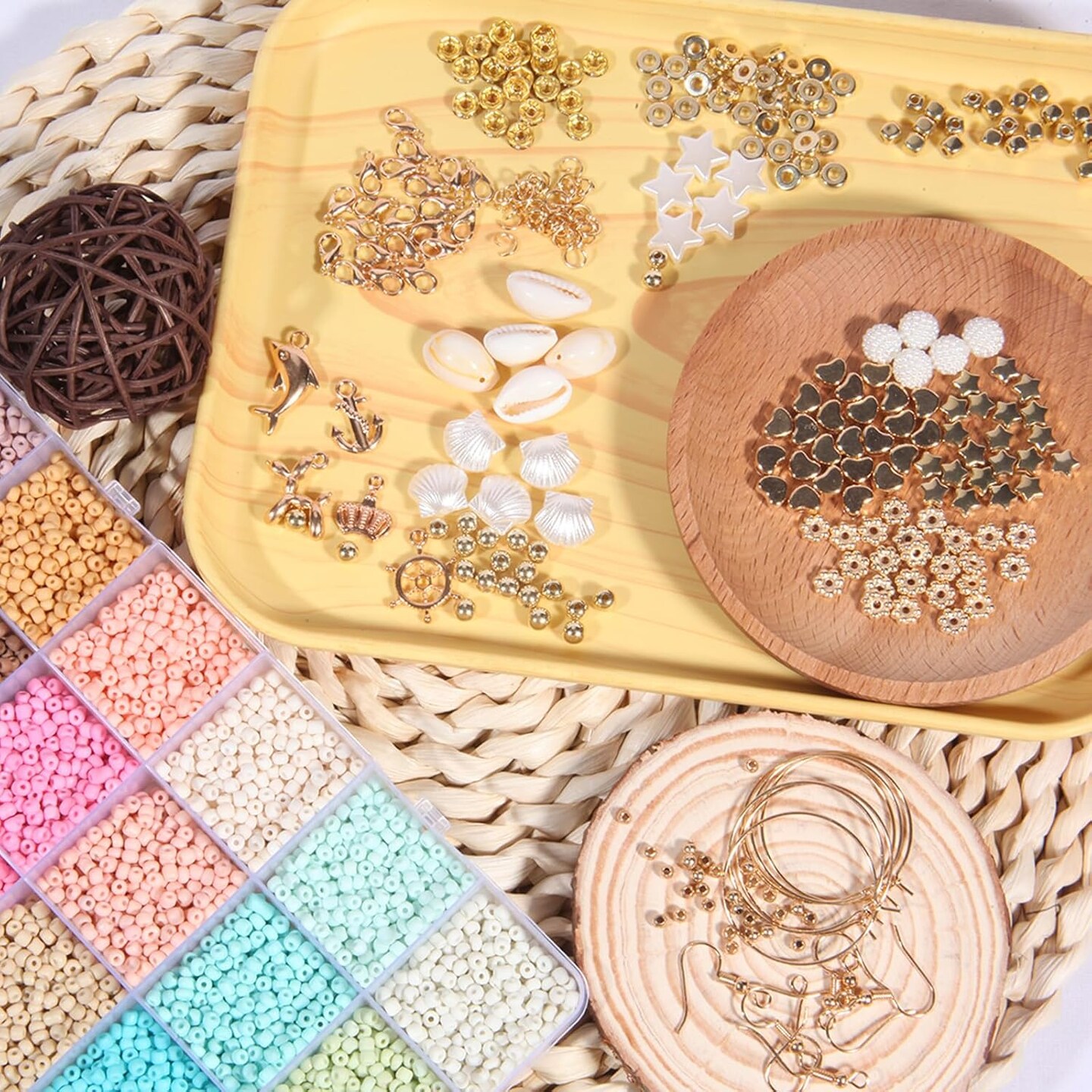3mm Bracelet Making kit,Seed Beads Bracelet Making kit