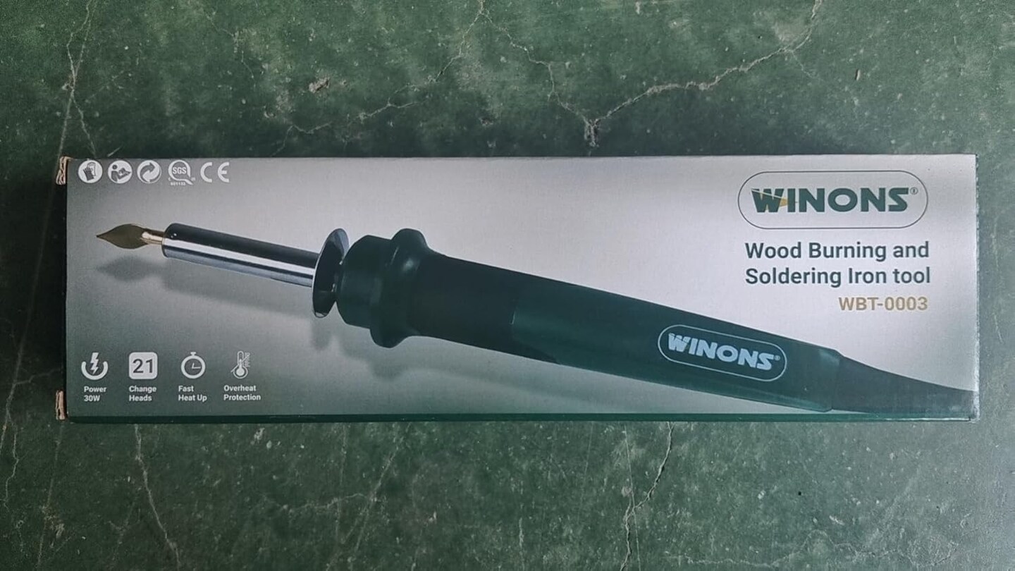 Wood Burning Kit WBT-0003, Multifunctional Wood Burning Tool for Adults, 25 Pcs Wood Burner Pyrography Kit with Adjustable Temperature Control