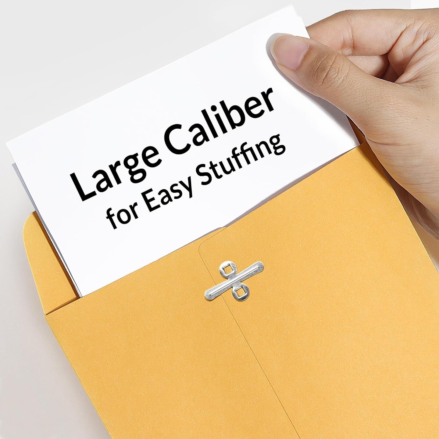 6x9 Clasp Envelopes 100 Count - 6x9 Inch Brown Kraft Envelopes with Clasp Closure &#x2013; for Home, Office, Business, Legal or School, Great for Filing, Storing or Mailing Documents