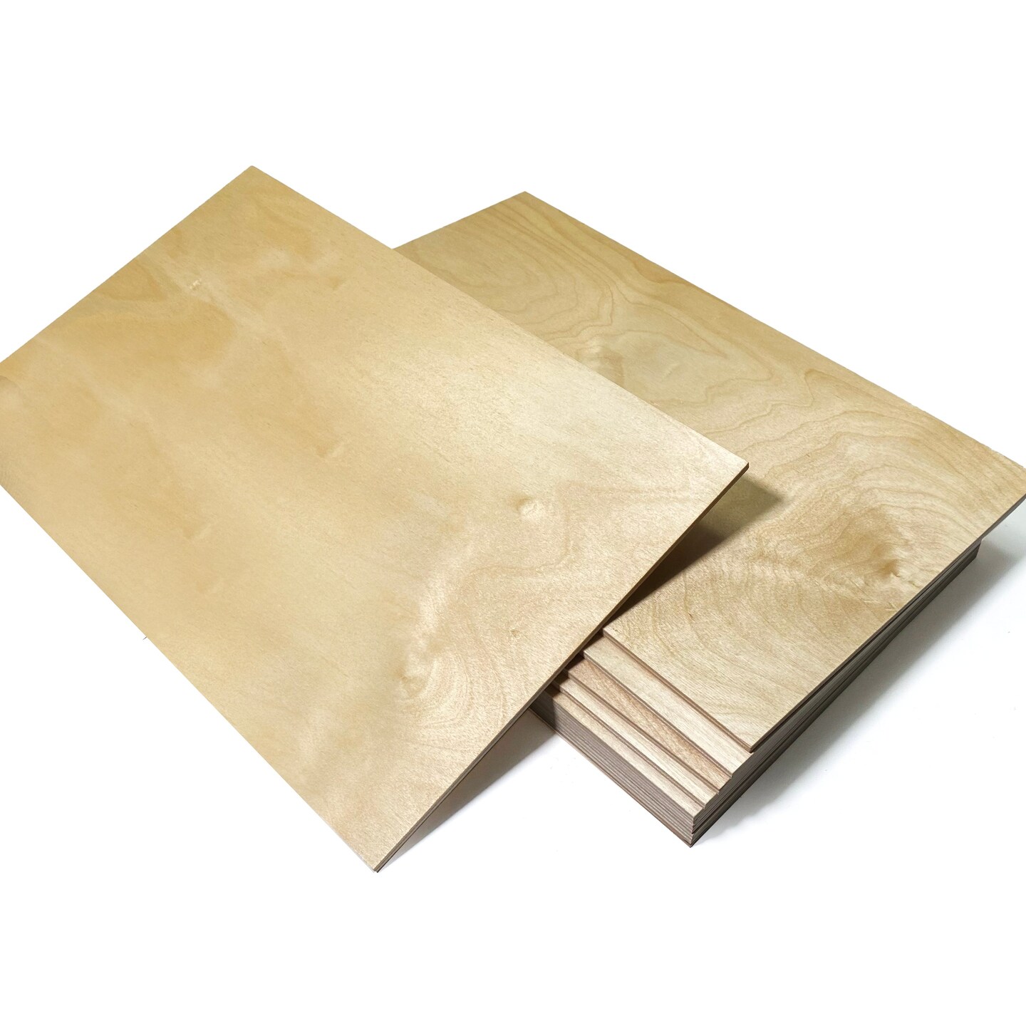 6mm or 3mm Premium Baltic Birch Plywood, 12x19, 12x12, 16x24 | Hand Selected, Unfinished or Finished| Boxes of 10, 20, 50 and 100 | Laser Engraving, CNC, Scroll Saw