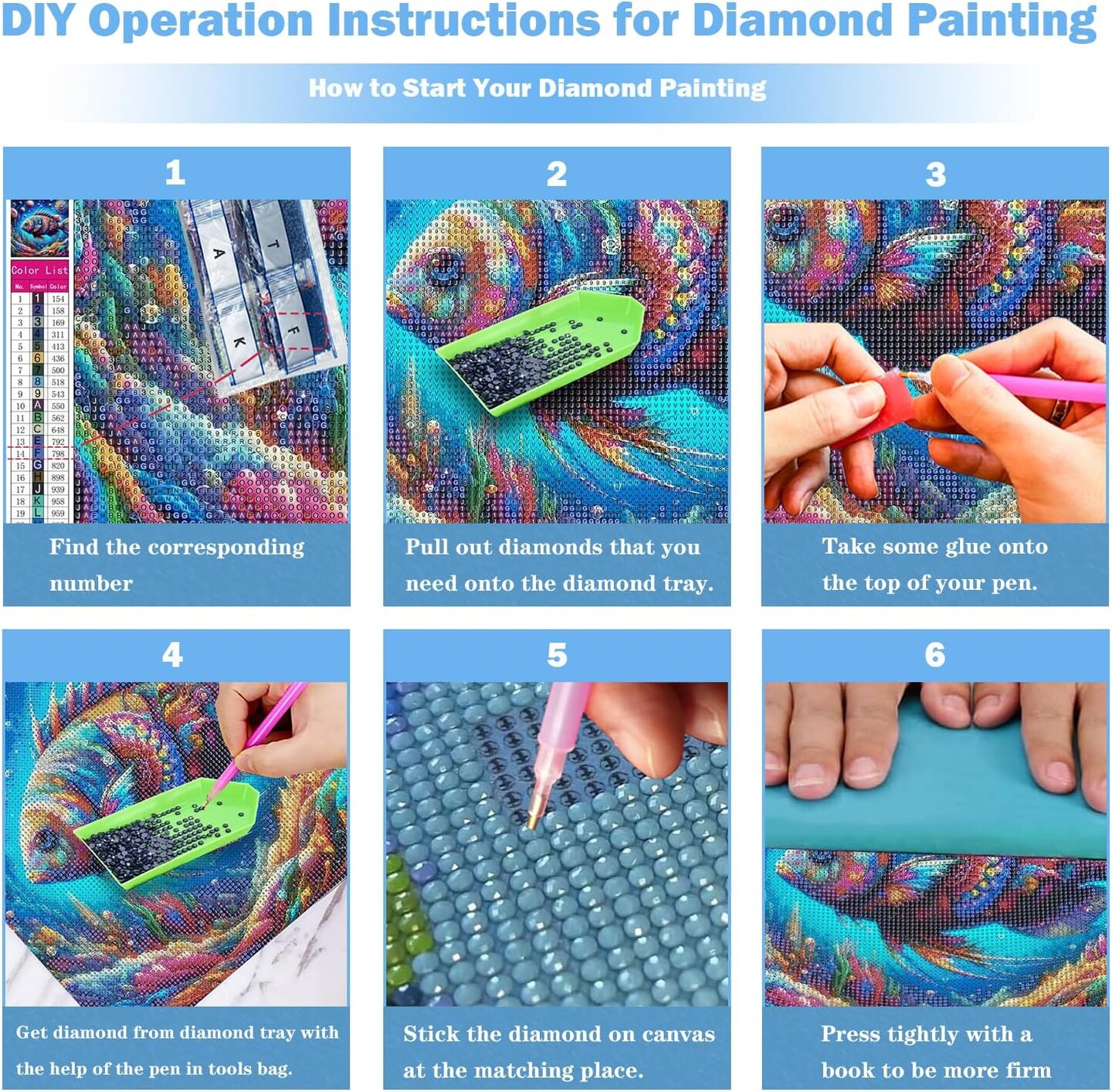 Diamond Art Kits for Adults, Dragon Diamond Art, Dragon Diamond Painting Kits, Dimond Art Paintings Kit, Diamond Dot, Gem Painting Kit, Crafts for Adults, Crystal Art Home Wall Decor Gifts (12x16inch)