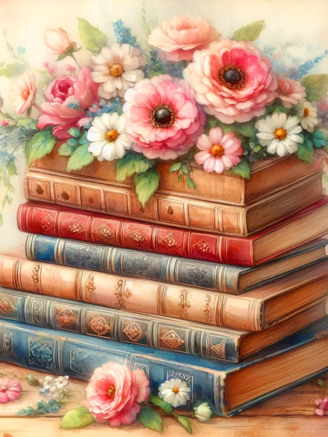 Pumpkin House Diamond Painting Kit - 5D Autumn Round Drill DIY Art 13.8x13.8 Inches