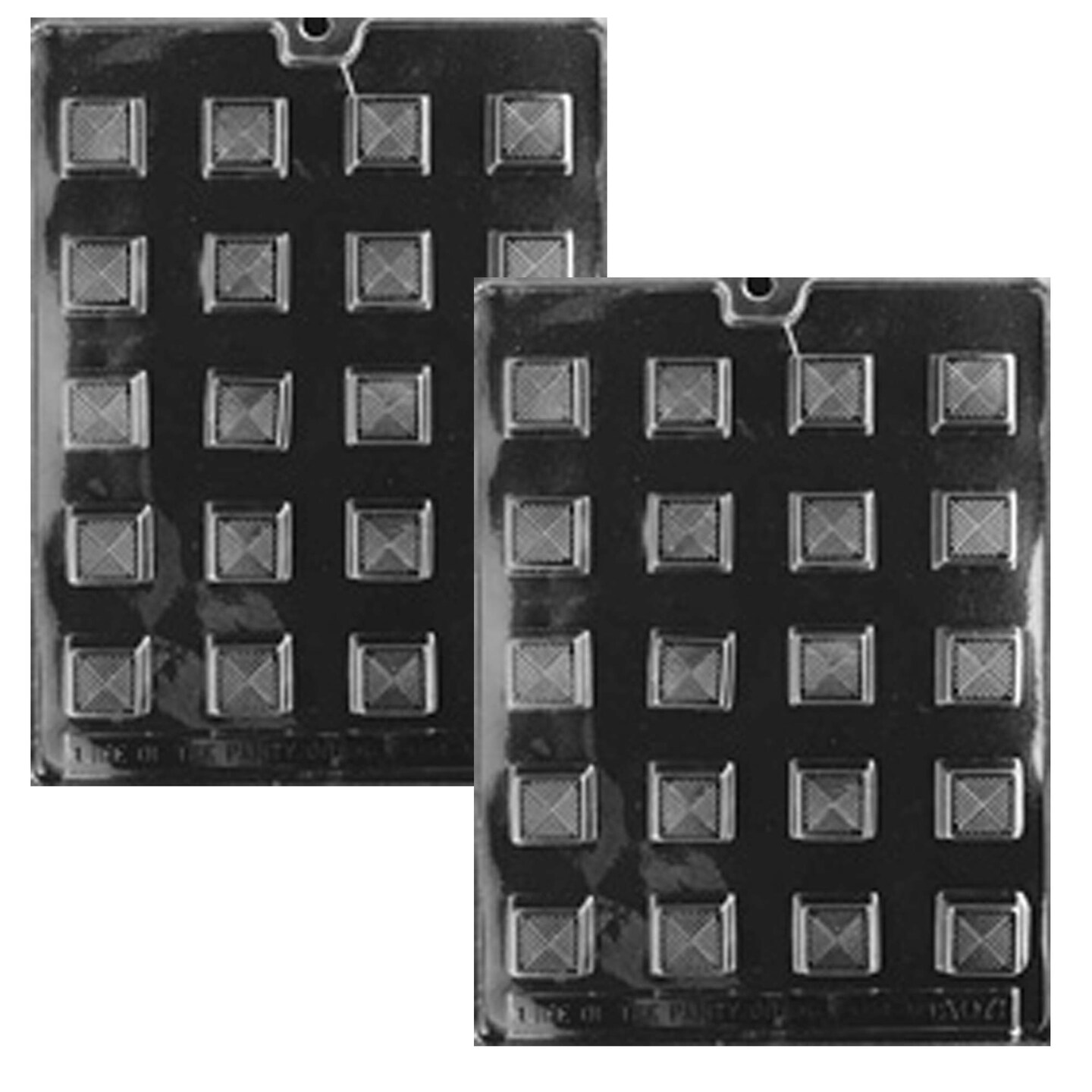 Traditional Square Chocolate Mold
