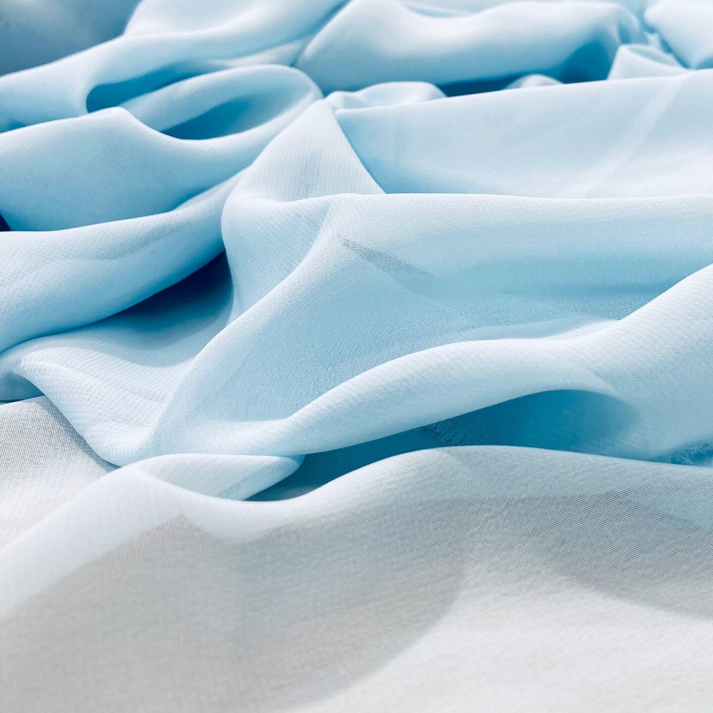 1 Yard Chiffon Fabric 60 Inch Width 100% Polyester for Dresses, Scarves and Decor