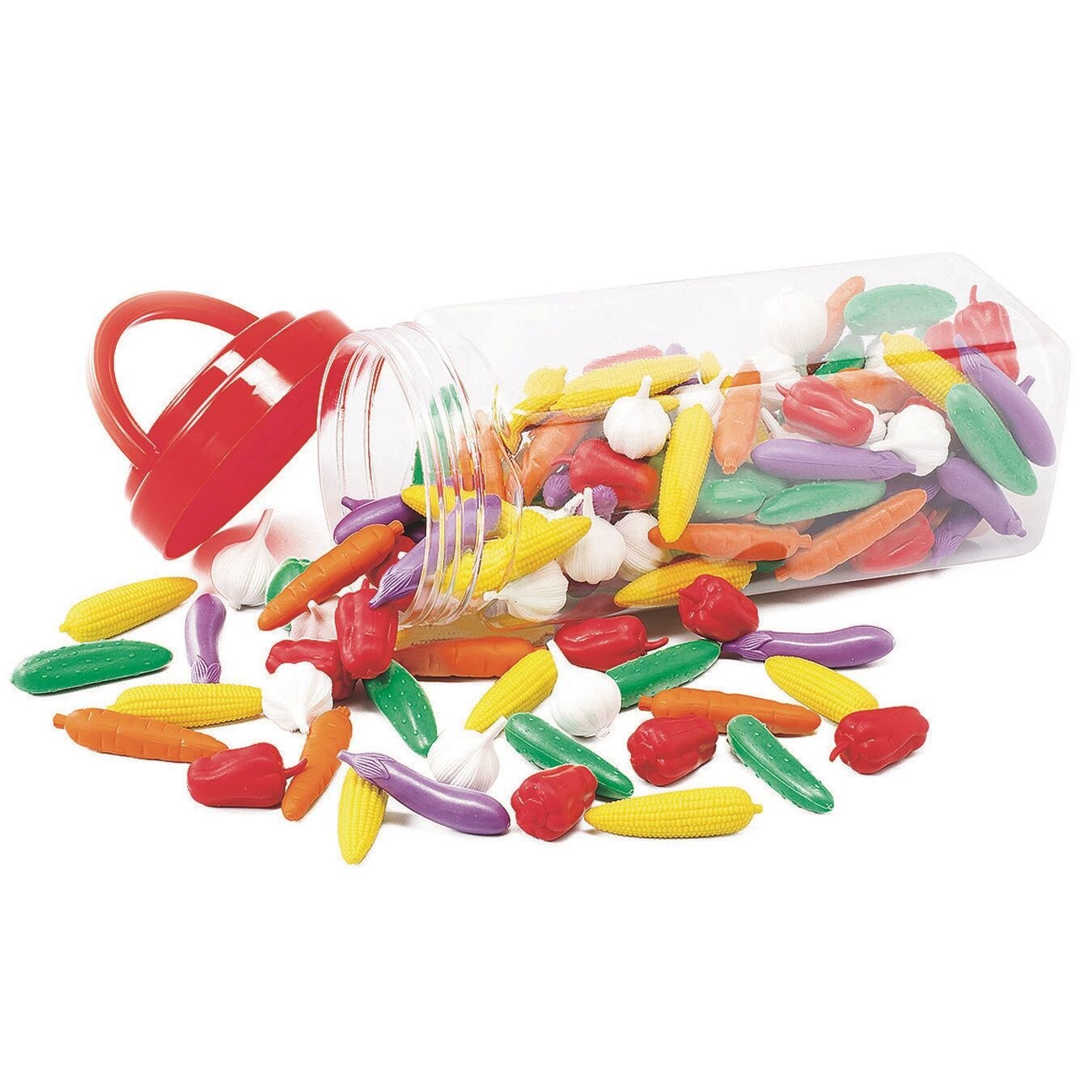 Vegetable Counters Early Math Manipulative (Set of 144)