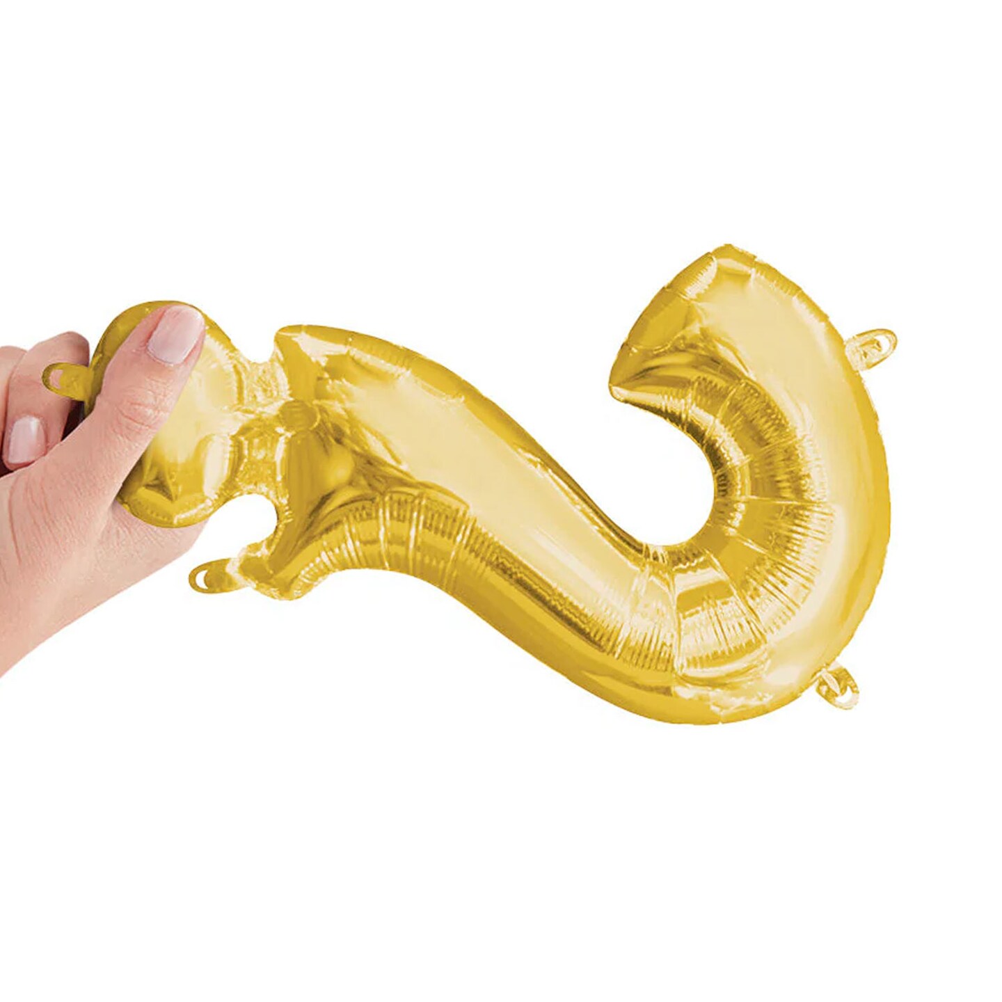 Anagram® 16" Gold Question Mark Balloon Air Fill Only Foil Mylar